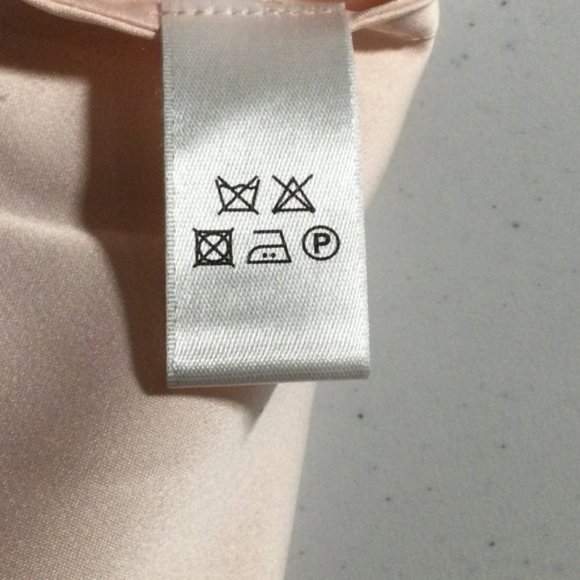 👛 2/$40 HITHERTO Strapless Fit/Flare Midi Pink Occasion Dress with Mesh Bodice - Picture 7 of 8